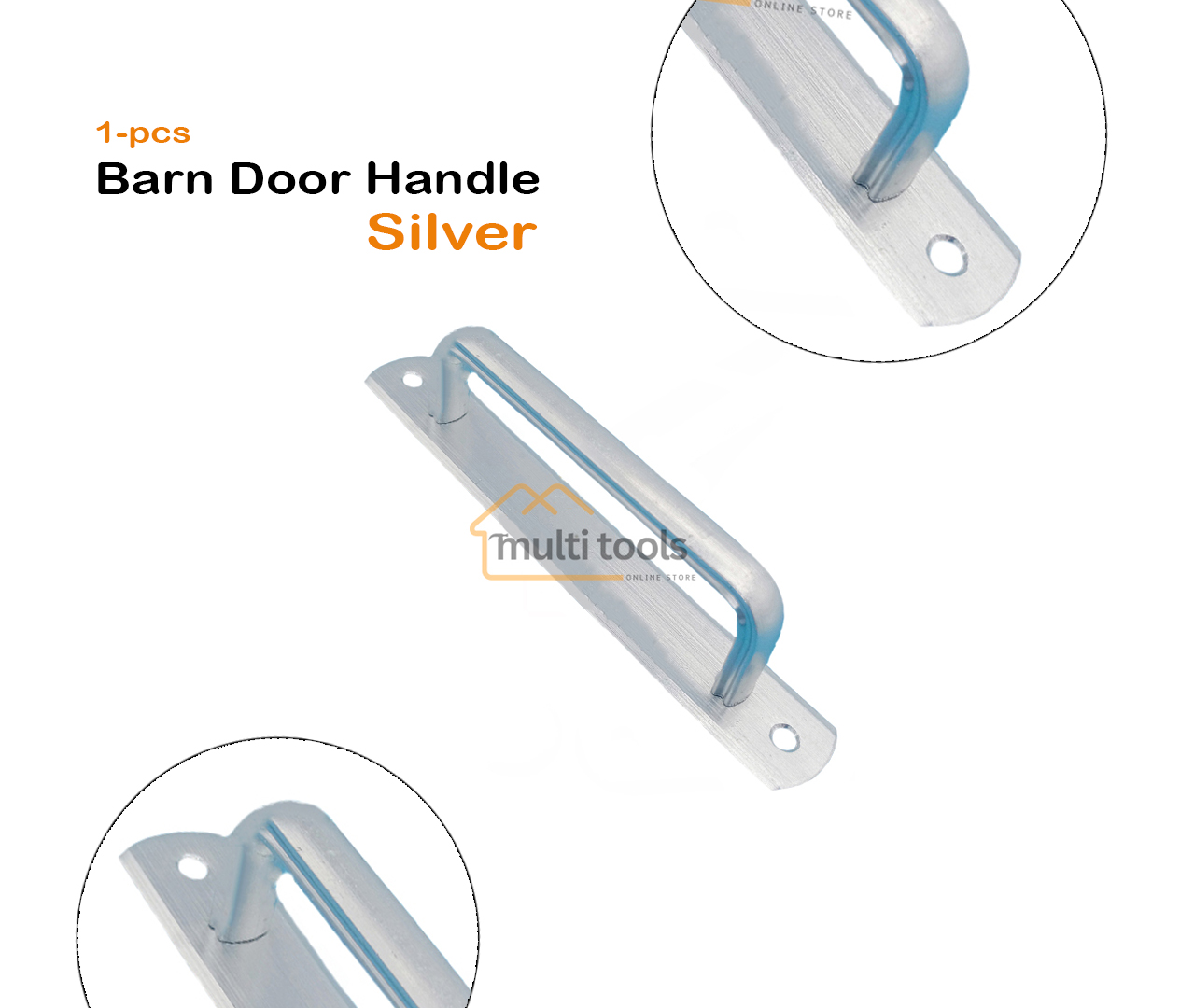 Barn Door Handle [Silver]